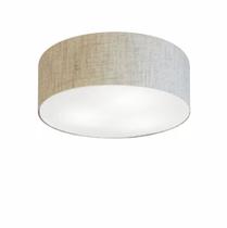 Plafon Para Dormitório Cilíndrico SD-3005 Cúpula Cor Rústico Bege