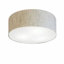 Plafon Para Dormitório Cilíndrico SD-3047 Cúpula Cor Rústico Bege
