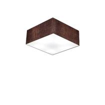 Plafon Para Dormitório Quadrado SD-3000 Cúpula Cor Café Plafon Para Dormitório Quadrado SD-3000 Cúpula Cor Café