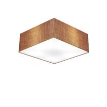 Plafon Para Dormitório Quadrado SD-3001 Cúpula Cor Palha Plafon Para Dormitório Quadrado SD-3001 Cúpula Cor Palha