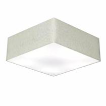 Plafon Para Dormitório Quadrado SD-3002 Cúpula Cor Rústico Cinza