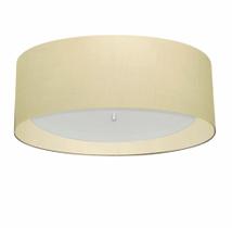 Plafon Para Quarto Cilíndrico SQ-3008 Cúpula Cor Algodão Crú Bege
