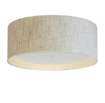 Plafon Para Quarto Cilíndrico SQ-3008 Cúpula Cor Rústico Bege Bege