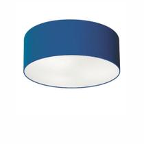 Plafon Para Quarto Cilíndrico SQ-3046 Cúpula Cor Azul Marinho
