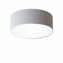 Plafon Para Quarto Cilíndrico SQ-3046 Cúpula Cor Rústico Cinza