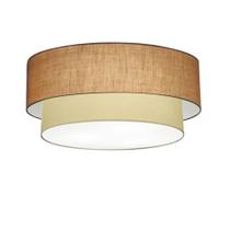 Plafon Para Quarto Cilíndrico SQ-3064 Cúpula Cor Palha Bege