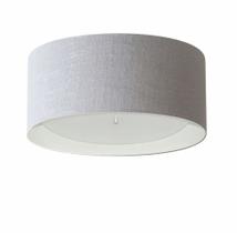 Plafon Para Quarto Cilíndrico SQ-3161 Cúpula Cor Cinza Branco