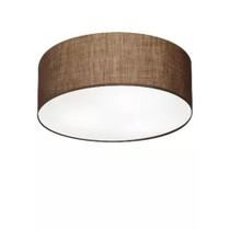 Plafon Para Sala Cilíndrico SL-3005 Cúpula Cor Café