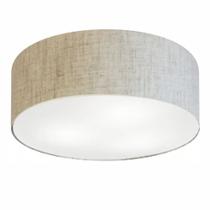 Plafon Para Sala Cilíndrico SL-3006 Cúpula Cor Rústico Bege