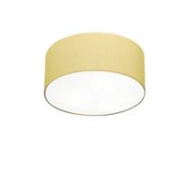 Plafon Para Sala Cilíndrico SL-3010 Cúpula Cor Algodão Crú