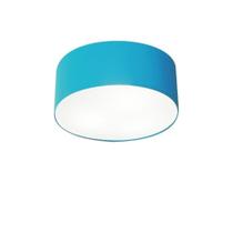 Plafon Para Sala Cilíndrico SL-3010 Cúpula Cor Azul Turquesa