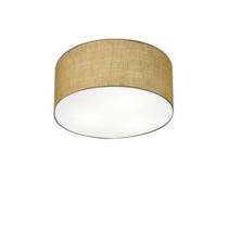 Plafon Para Sala Cilíndrico SL-3010 Cúpula Cor Palha Plafon Para Sala Cilíndrico SL-3010 Cúpula Cor Palha