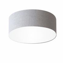 Plafon Para Sala Cilíndrico SL-3014 Cúpula Cor Rústico Cinza