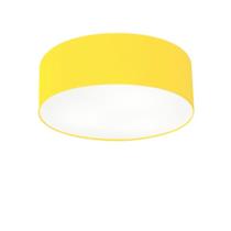 Plafon Para Sala Cilíndrico SL-3046 Cúpula Cor Amarelo