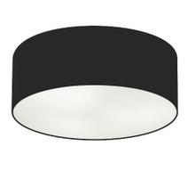 Plafon Para Sala de Estar Cilíndrico SE-3049 Cúpula Cor Preto