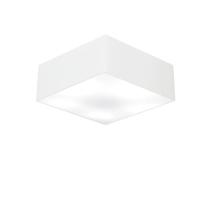 Plafon Para Sala de Jantar Quadrado SJ-3001 Cúpula Cor Branco