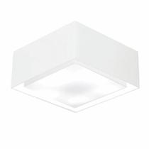 Plafon Para Sala Quadrado SL-3039 Cúpula Cor Branco