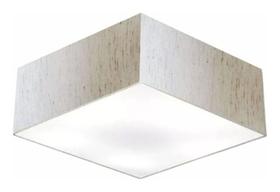 Plafon Para Sala Quadrado SL3001 Cúpula em Tecido