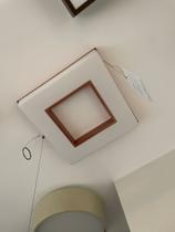Plafon Pixel de sobrepor led incluso cor cobre 25,2W 4000K 127/220V 35CM 491LED4CO - Newline