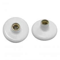 Plafon Plástico Branco Soquete E-27 Porcelana Blister Foxlux Plafon Plástico Branco Soquete E-27 Porcelana Blister Foxlux