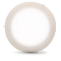 Plafon Pop Colors 25cm para 1 Lampada com soquete E-27 e Vidro Borda Cafe