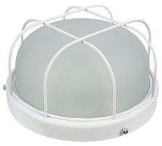 Plafon Popular Branco com grade vidro Fosco