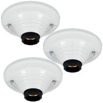 Plafon Popular Branco Tipo PL Para 1 Lampâda todos Ambientes Plafon Popular Branco Tipo PL Para 1 Lampâda todos Ambientes