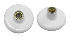 Plafon Pp Bocal Porcelana Branco 100w Ilumi Plafon Pp Bocal Porcelana Branco 100w Ilumi