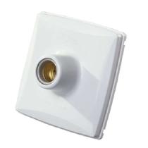 Plafon PVC Branco Soquete Porcelana 100W/250V - MECTRONIC Plafon PVC Branco Soquete Porcelana 100W/250V - MECTRONIC