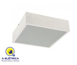 plafon quadrado branco 27x27 biancoluce