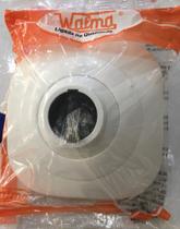 Plafon quadrado branco c/soquete walma