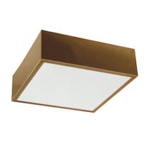 Plafon quadrado de aluminio grafite 20cm