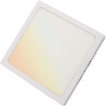 Plafon Quadrado de Sobrepor Tramontina Smart Led 1300 lm 18 W