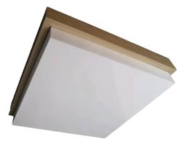 Plafon Quadrado Em Acrilico E Caixa Em Mdf 30x30 - Ornare