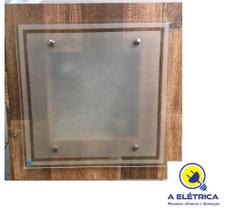 plafon quadrado em madeira de demolição e vidro westen 32x32 plafon quadrado em madeira de demolição e vidro westen 32x32