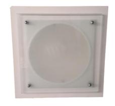 Plafon Quadrado Madeira Monalisa Branco - Madelustre