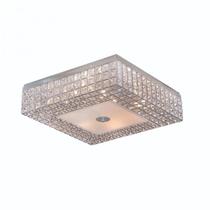 Plafon Quadrado Sarah 40x40x12cm Transparente Hevvy Plafon Quadrado Sarah 40x40x12cm Transparente Hevvy