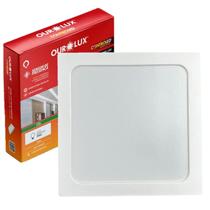 Plafon Quadrado Sobrepor 18w Com Sensor Presença 6500K Plafon Quadrado Sobrepor 18w Com Sensor Presença 6500K