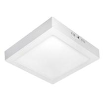 Plafon Quadrado Sobrepor 24w LED Branco Frio Bivolt Elgin