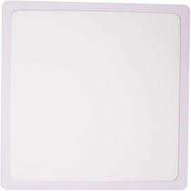 Plafon Quadrado Sobrepor ABS Branco Bivolt Foxlux