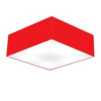 Plafon Quadrado Vivare Md-3002 Cúpula em Tecido 50x50x15cm - Bivolt Varias cores disponível Plafon Quadrado Vivare Md-3002 Cúpula em Tecido 50x50x15cm - Bivolt Varias cores disponível