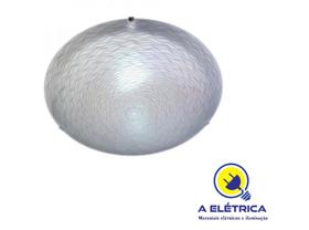 plafon redondo de vidro bronzearte modelo ML1035PBC plafon redondo de vidro bronzearte modelo ML1035PBC