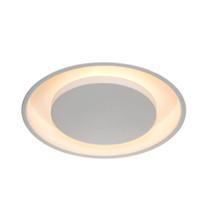 Plafon Redondo Eclipse Luz Indireta Branco 3E27 45cm Plafon Redondo Eclipse Luz Indireta Branco 3E27 45cm