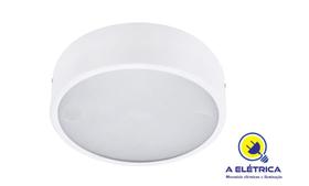 plafon redondo fechado branco de 22cm de diametro com vidro fosco plafon redondo fechado branco de 22cm de diametro com vidro fosco