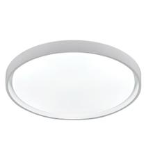 Plafon Redondo Modaza Olimpo com 3 Temperatura 41 cm, Branco Plafon Redondo Modaza Olimpo com 3 Temperatura 41 cm, Branco