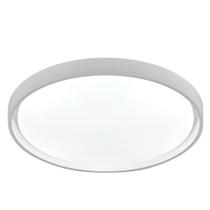 Plafon Redondo Modaza Olimpo com 3 Temperatura 41 cm, Branco