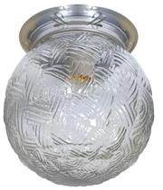 Plafon Retrô Colonial C/ Globo Corda Trançada Boca 10 Retrô Plafon Retrô Colonial C/ Globo Corda Trançada Boca 10 Retrô