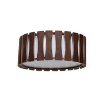 Plafon Ripado Redondo 30x30cm - 2 luzes E27 - Málaga