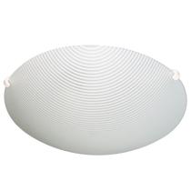 Plafon Saturno Vidro 30cm 2 Lamp. E-27 Max 60w