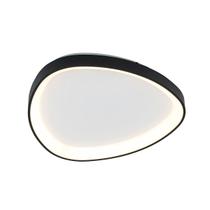 Plafon Seixos 28W Led 3000K Branco / Preto Moderno Bivolt Plafon Seixos 28W Led 3000K Branco / Preto Moderno Bivolt